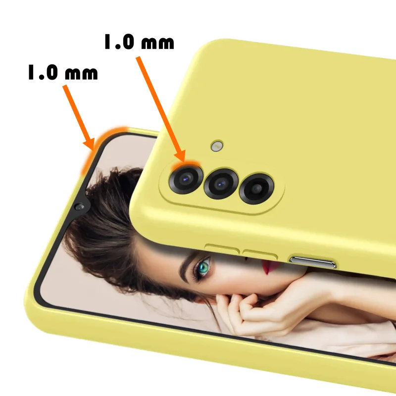 etui-do-samsung-galaxy-a17-5g-zolte-silikonowe-ze-szklem
