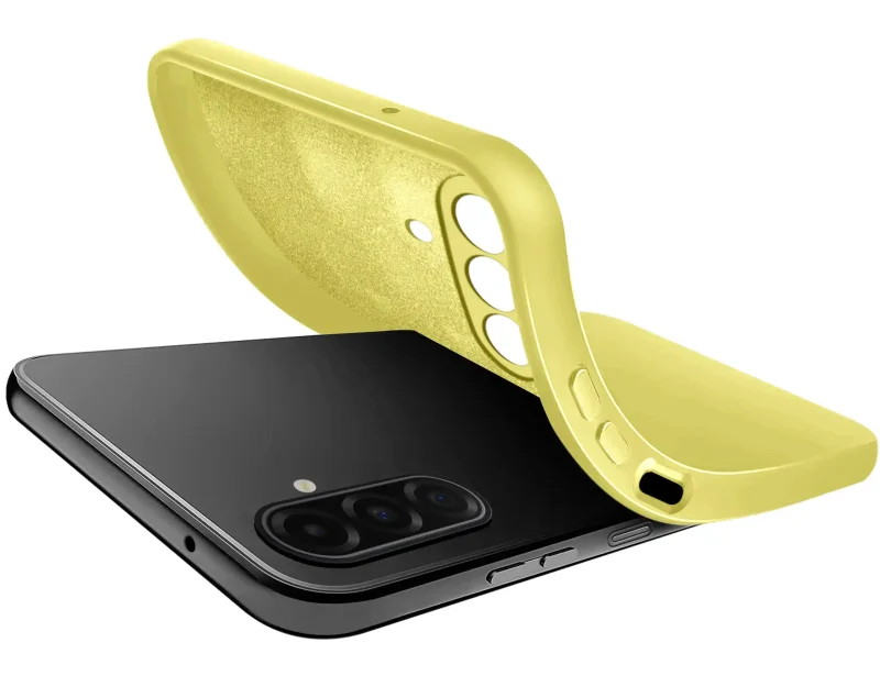 etui-do-samsung-galaxy-a17-5g-zolte-silikonowe-ze-szklem
