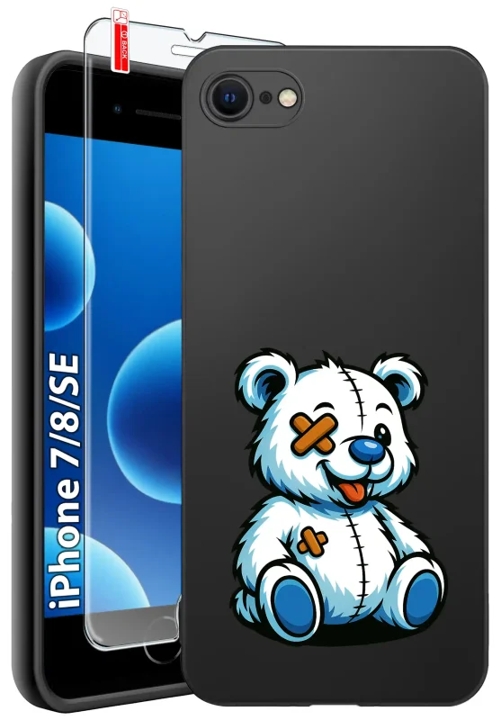 etui-do-iphone-7-8-se-rozne-wzory-z-misiem-ze-szklem