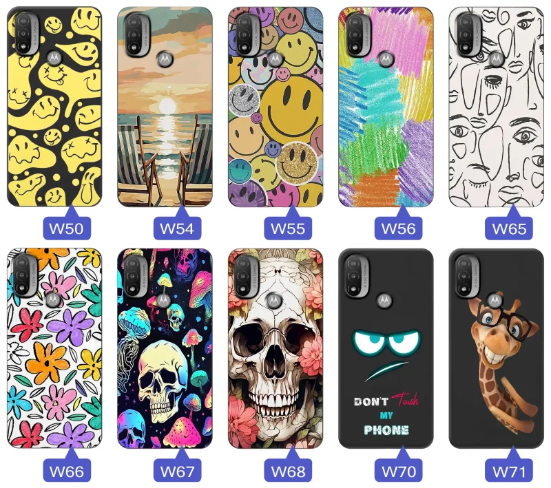 etui-do-motorola-moto-e20-rozne-wzory-fajne-ze-szklem
