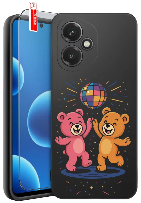 etui-do-honor-400-5g-rozne-wzory-z-misiem-ze-szklem