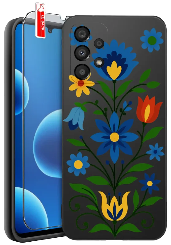 etui-do-samsung-galaxy-a23-5g-rozne-wzory-ludowe-ze-szklem