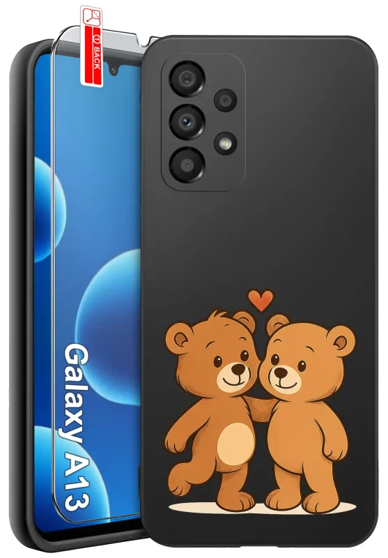 etui-do-samsung-galaxy-a13-4g-rozne-wzory-z-misiem-ze-szklem