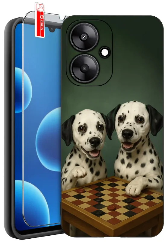 etui-do-xiaomi-redmi-13c-5g-rozne-wzory-z-psem-ze-szklem