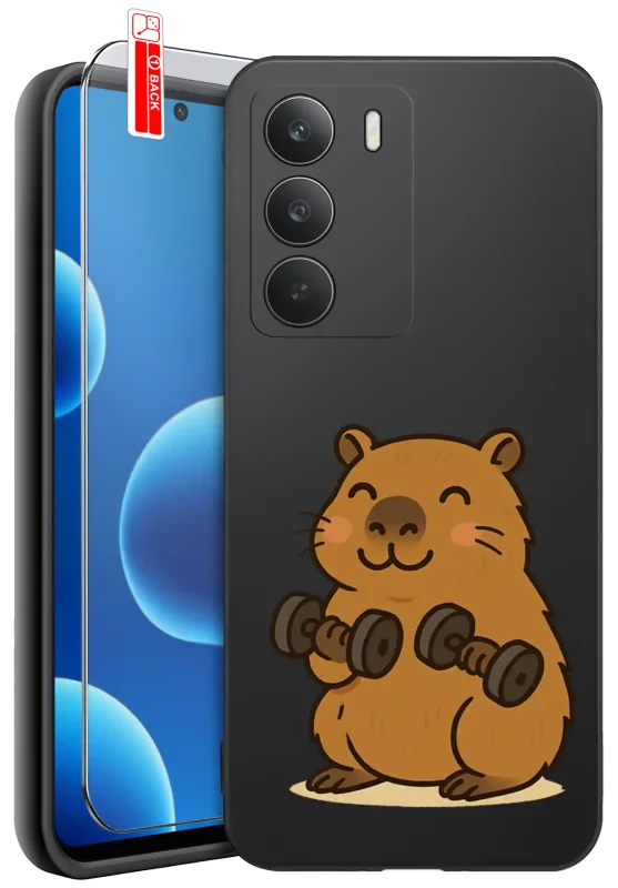 etui-do-realme-14x-5g-rozne-wzory-z-kapibara-ze-szklem