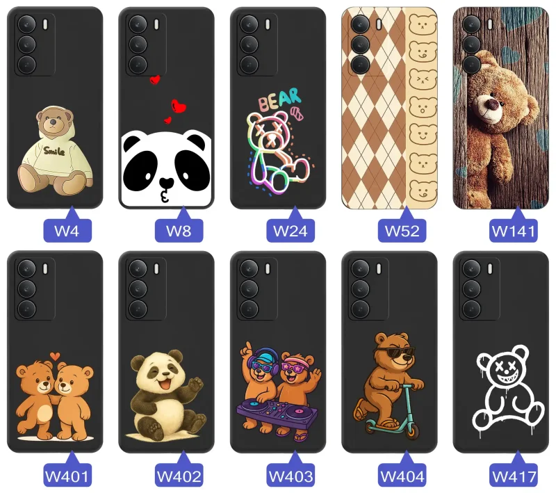 etui-do-realme-14x-5g-rozne-wzory-z-misiem-ze-szklem