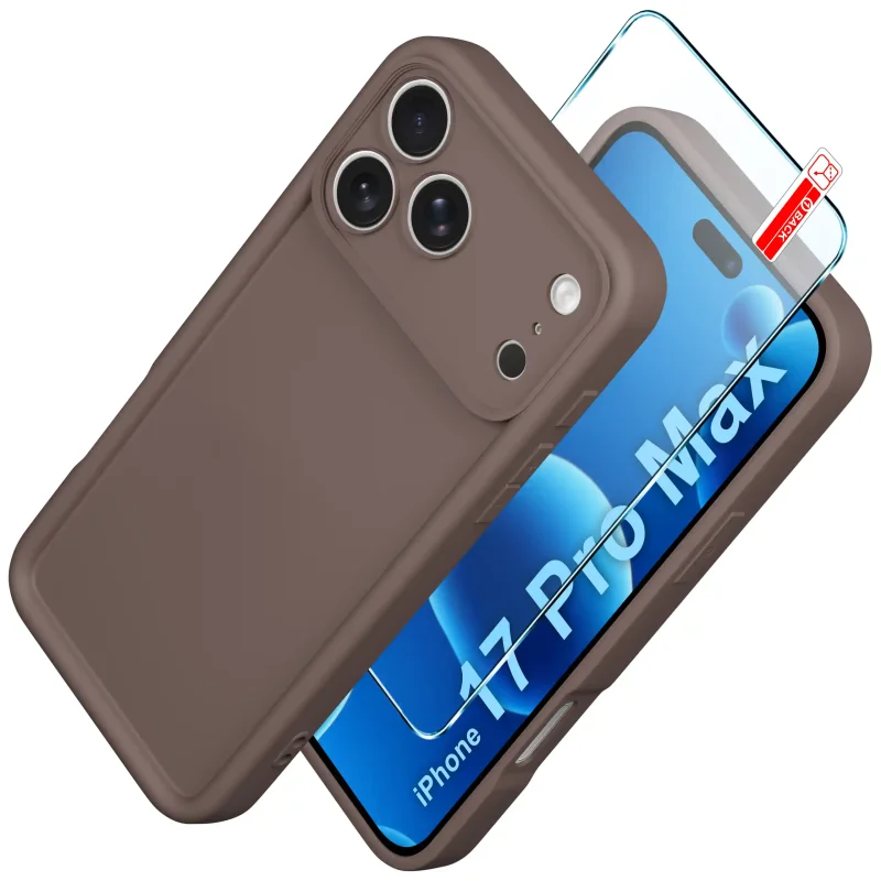 etui-do-iphone-17-pro-max-brazowe-wzmacniane-silikonowe-ze-szklem