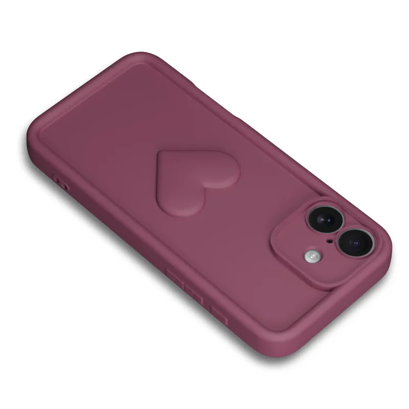 etui-do-iphone-17-silikonowe-serce-burgundowe-ze-szklem