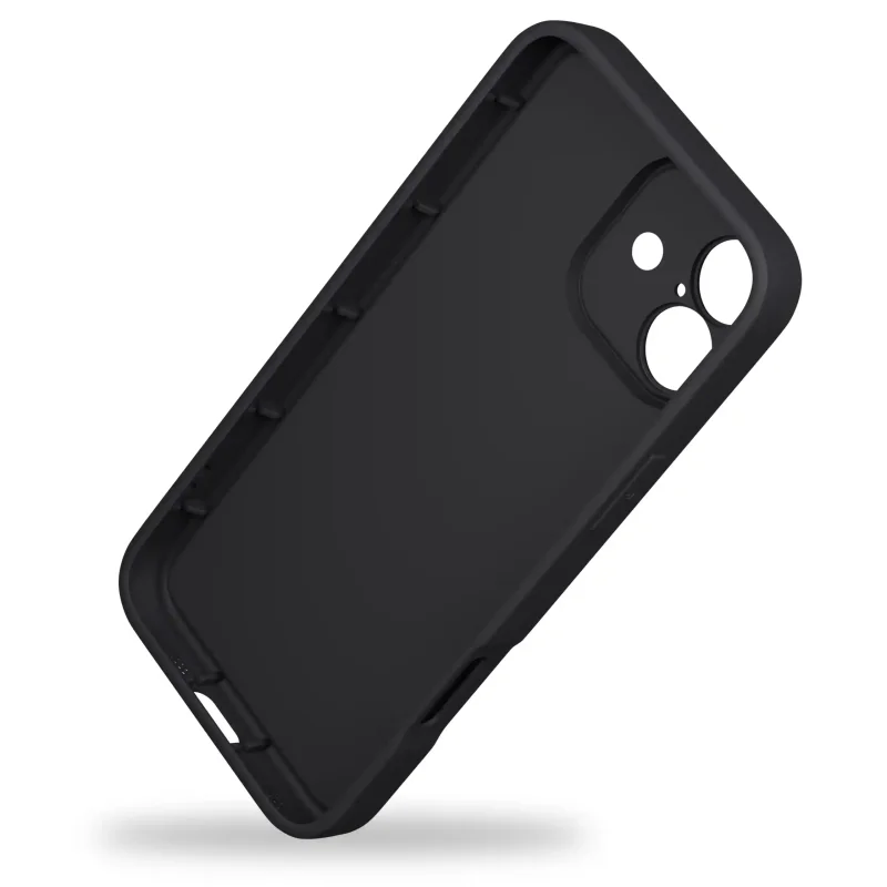 etui-do-iphone-17-silikonowe-serce-czarne-ze-szklem