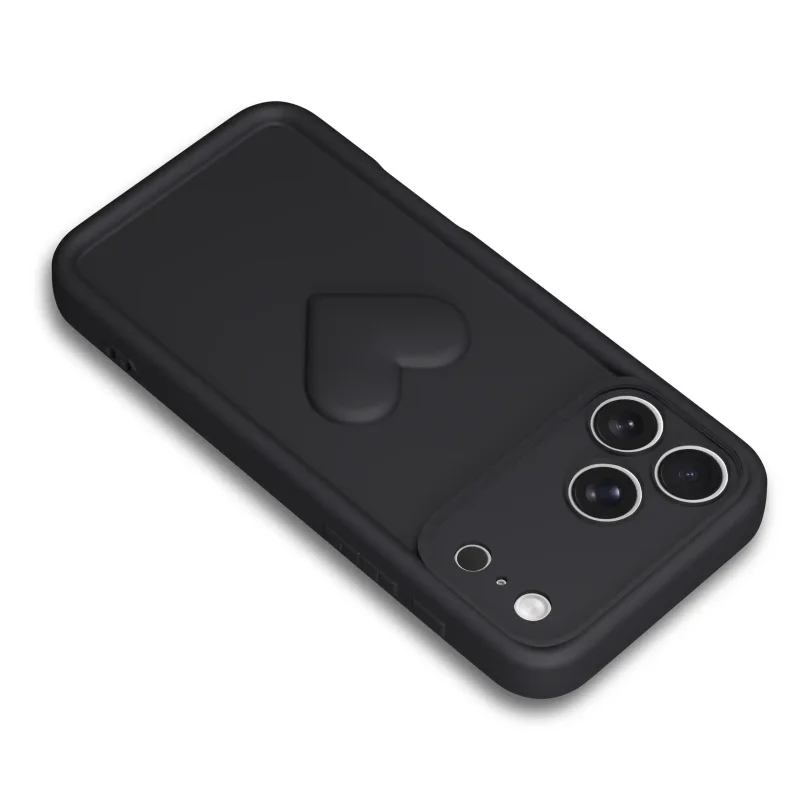 etui-do-iphone-17-pro-silikonowe-serce-czarne-ze-szklem