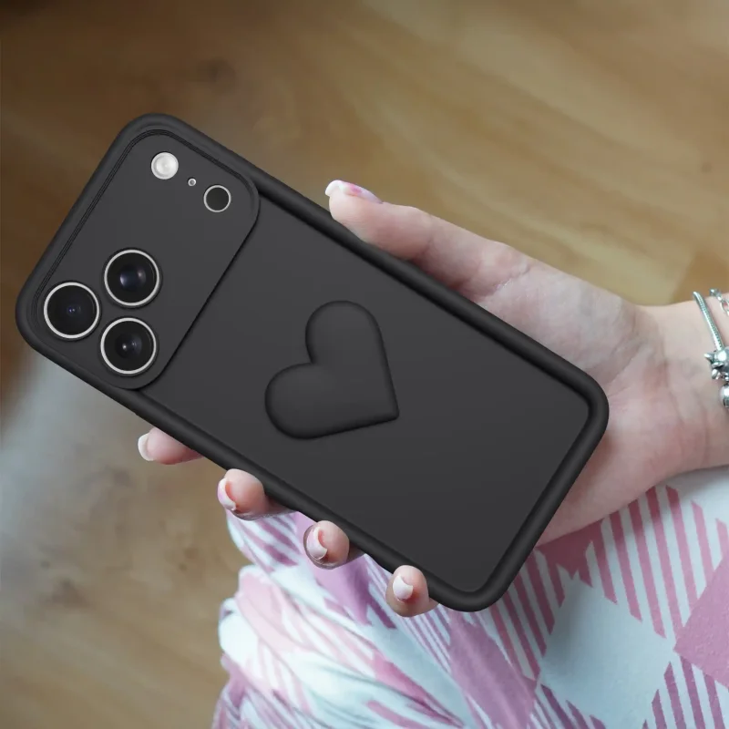 etui-do-iphone-17-pro-silikonowe-serce-czarne-ze-szklem