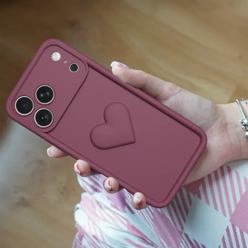 etui-do-iphone-17-pro-max-18-pro-max-silikonowe-serce-burgundowe-ze-szklem