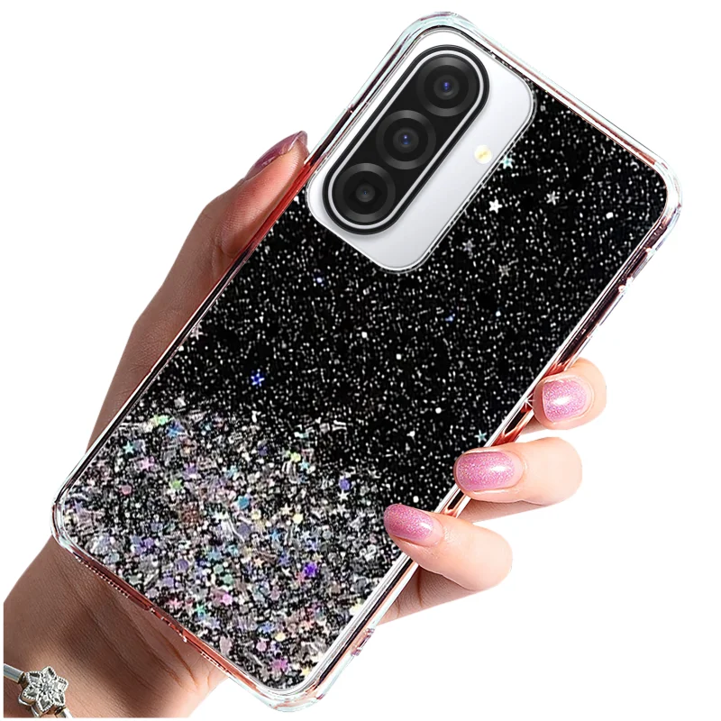 etui-do-samsung-galaxy-a17-5g-brokat-czarne-ze-szklem