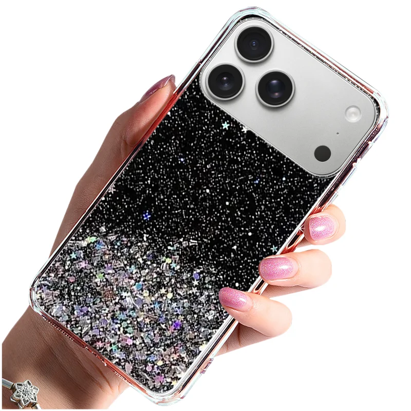 etui-do-iphone-17-pro-brokat-czarne-ze-szklem