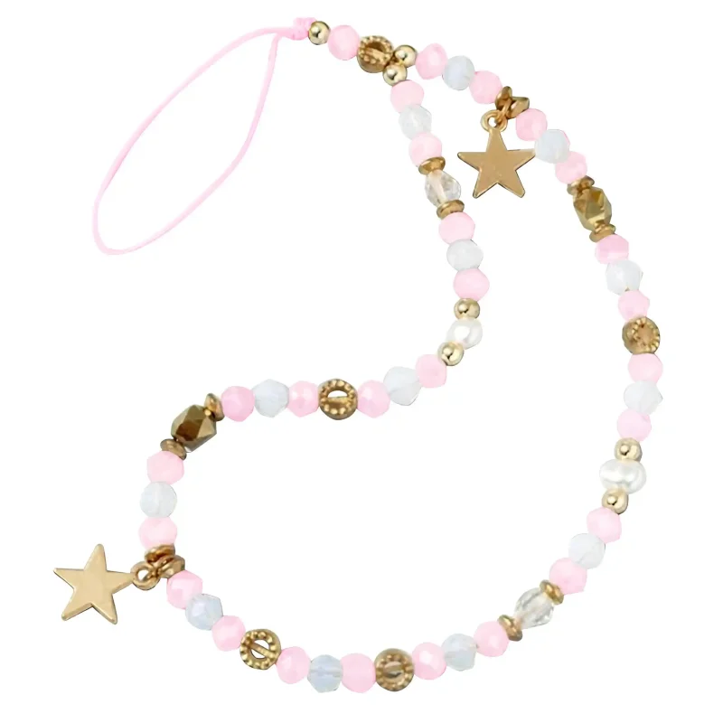 zawieszka-smycz-do-telefonu-z-koralikami-rozowa