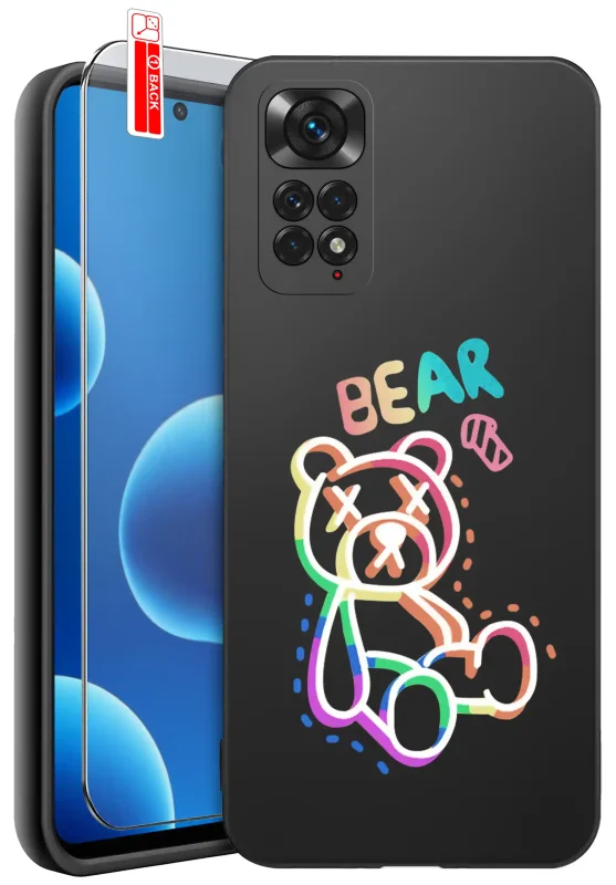etui-do-xiaomi-redmi-note-11-11s-rozne-wzory-z-misiem-ze-szklem