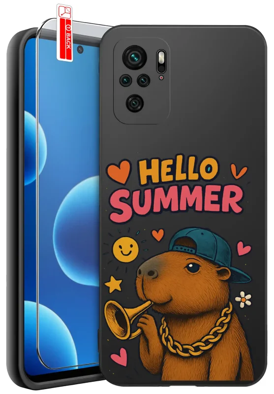 etui-do-xiaomi-redmi-note-10-10s-rozne-wzory-z-kapibara-ze-szklem