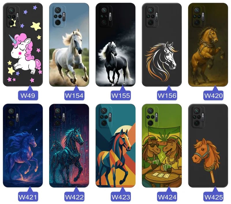 etui-do-xiaomi-redmi-note-10-pro-rozne-wzory-z-koniem-ze-szklem