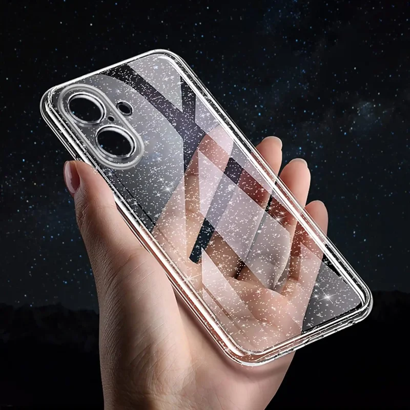 etui-do-iphone-17-bezbarwne-z-brokatem-ze-szklem