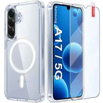 Etui do Samsung Galaxy A17 5G bezbarwne Magsafe ze szkłem
