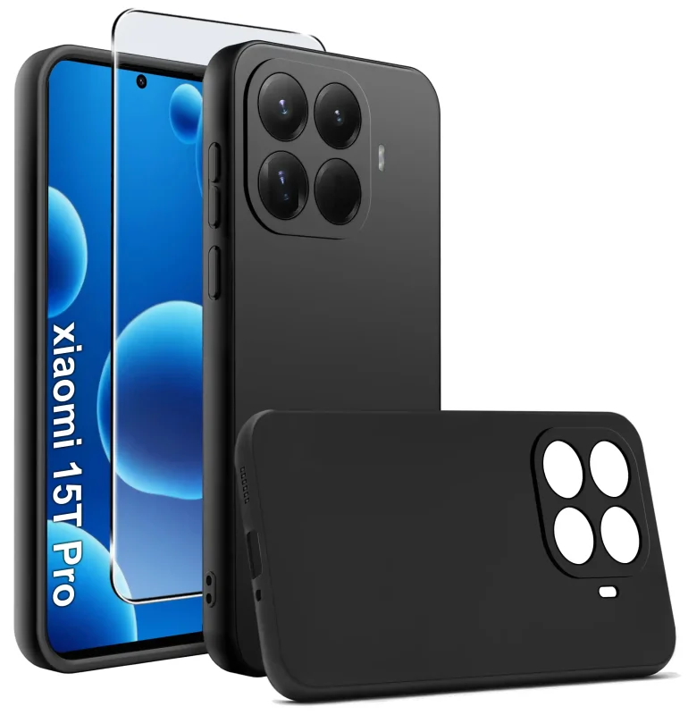 etui-do-xiaomi-15T-pro-5g-czarne-matowe-ze-szklem