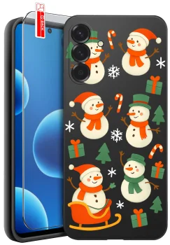 Etui do Samsung Galaxy A36 / A37 5G różne wzory świąteczne ze szkłem