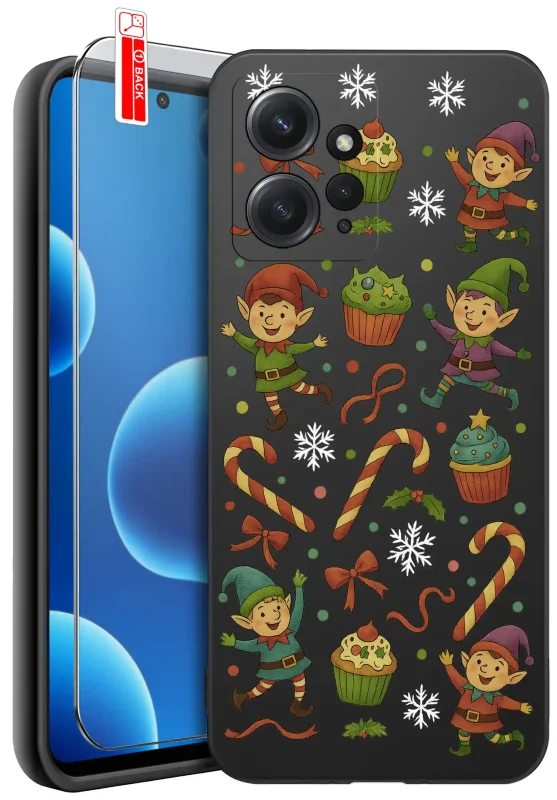 etui-do-xiaomi-redmi-note-12-4g-rozne-wzory-swiateczne-ze-szklem