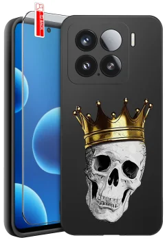 Etui do Xiaomi 15 Pro malowane różne wzory halloween ze szkłem