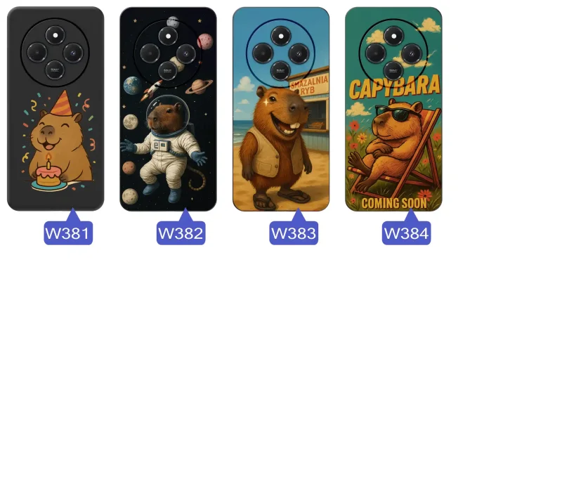 etui-do-xiaomi-redmi-14c-rozne-wzory-z-kapibara-ze-szklem