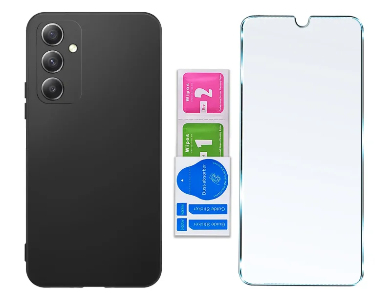 etui-do-samsung-galaxy-m13-czarne-matowe-ze-szklem