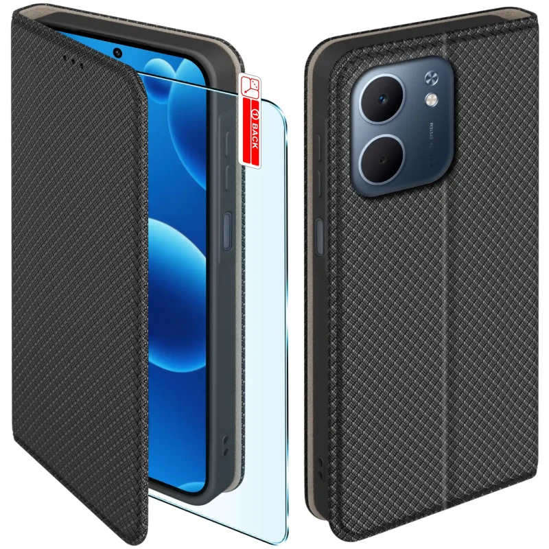 etui-do-oppo-a5x-czarne-zamykane-ze-szklem