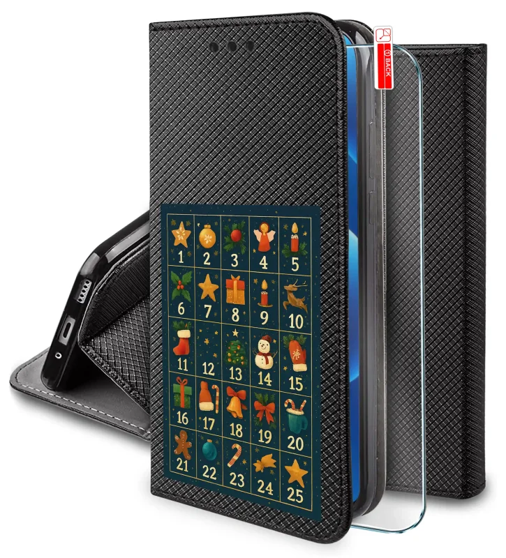 etui-do-samsung-galaxy-a21s-zamykane-z-wzorami-swiatecznymi-ze-szklem
