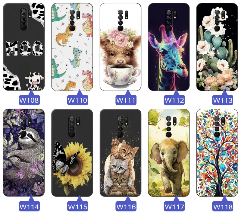 etui-do-xiaomi-redmi-9-rozne-wzory-fajne-ze-szklem