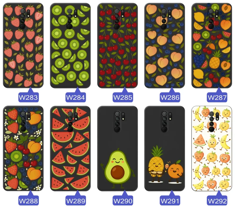 etui-do-xiaomi-redmi-9-rozne-wzory-z-owocami-ze-szklem