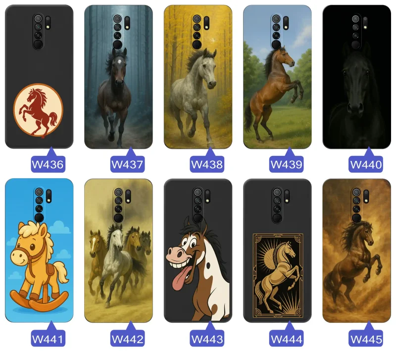 etui-do-xiaomi-redmi-9-rozne-wzory-z-koniem-ze-szklem