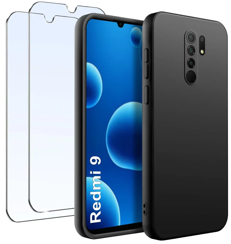 etui-do-xiaomi-redmi-9-czarne-matowe-z-zestawem-2-szkiel