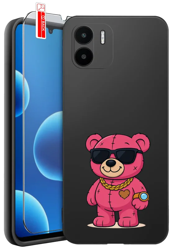 etui-do-xiaomi-redmi-a1-a2-rozne-wzory-z-misiem-ze-szklem