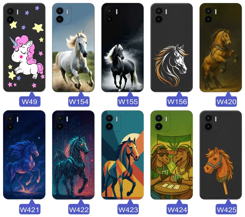 etui-do-xiaomi-redmi-a1-a2-rozne-wzory-z-koniem-ze-szklem