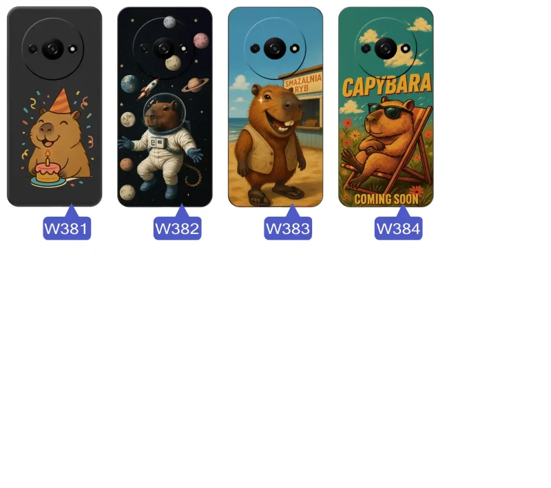 etui-do-xiaomi-redmi-a3-rozne-wzory-z-kapibara-ze-szklem