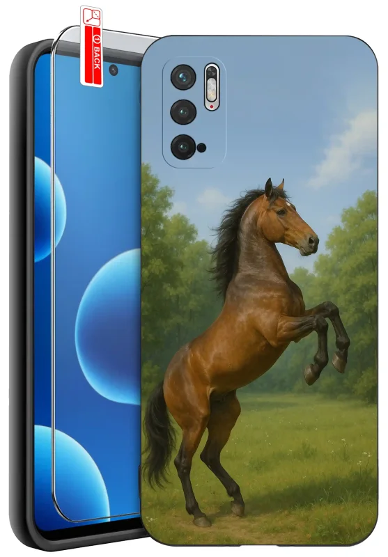 etui-do-xiaomi-redmi-note-10-5g-rozne-wzory-z-koniem-ze-szklem