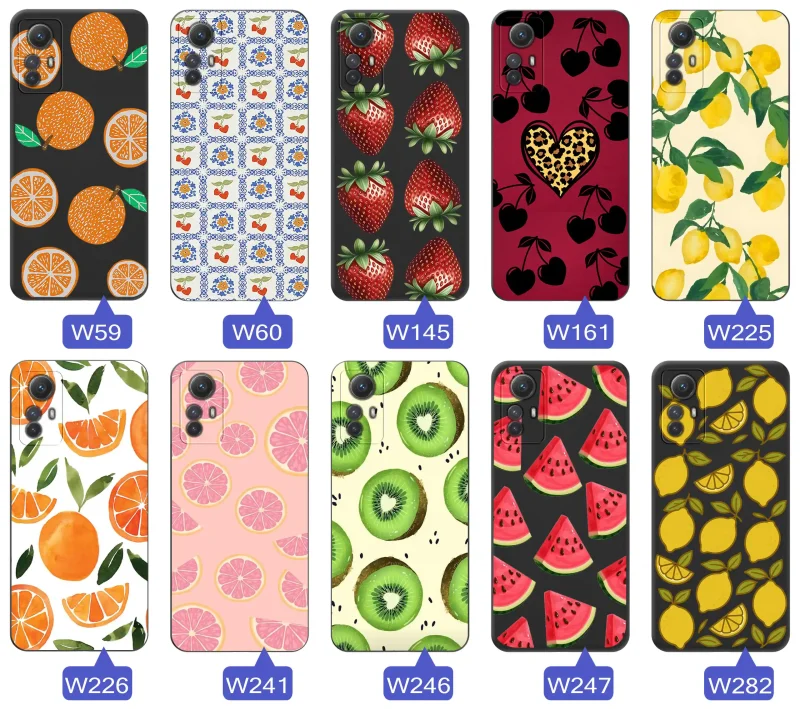 etui-do-xiaomi-redmi-note-12s-rozne-wzory-z-owocami-ze-szklem