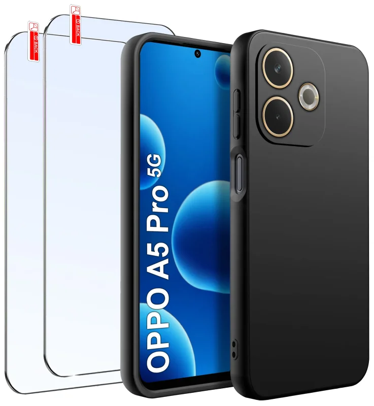 etui-do-oppo-a5-pro-5g-czarne-matowe-z-zestawem-2-szkiel