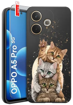 Etui do Oppo A5 Pro 5G różne wzory fajne ze szkłem