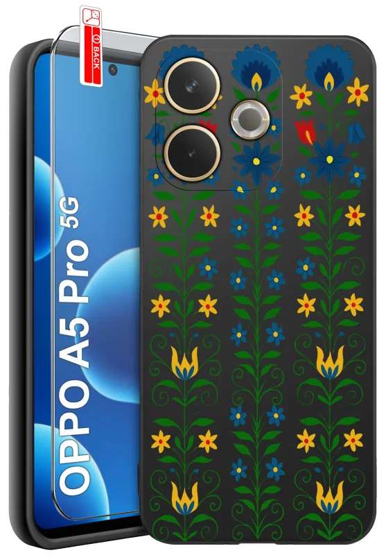 etui-do-oppo-a5-pro-5g-rozne-wzory-ludowe-ze-szklem