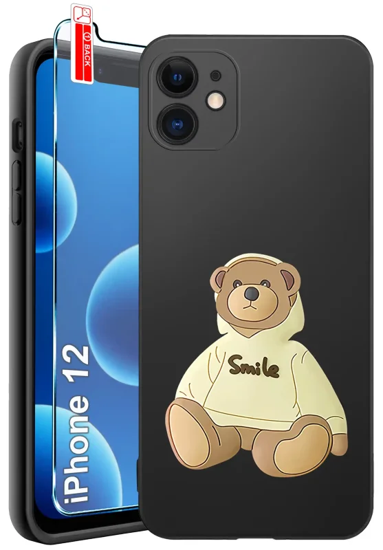 etui-do-iphone-12-rozne-wzory-z-misiem-ze-szklem