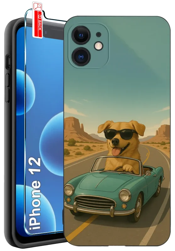 etui-do-iphone-12-rozne-wzory-z-psem-ze-szklem