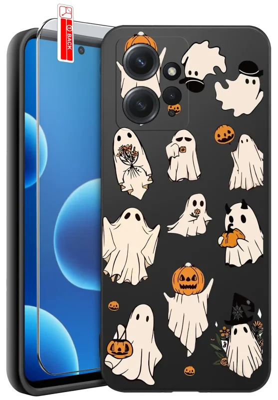 etui-do-xiaomi-redmi-note-12-4g-malowane-rozne-wzory-halloween-ze-szklem