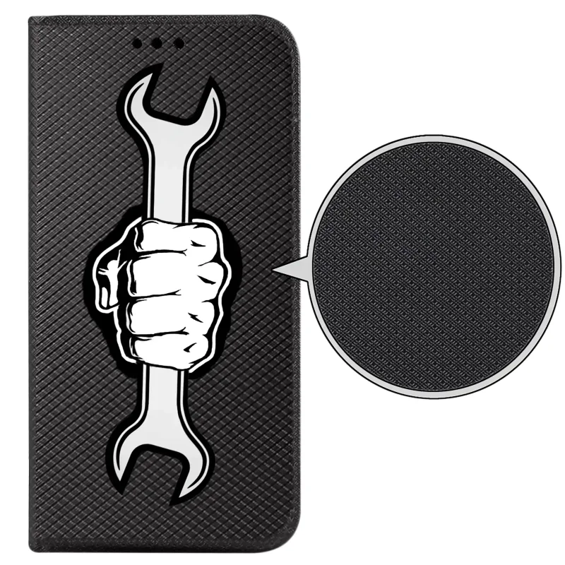 etui-do-realme-14t-5g-zamykane-malowane-wzor-meski-ze-szklem