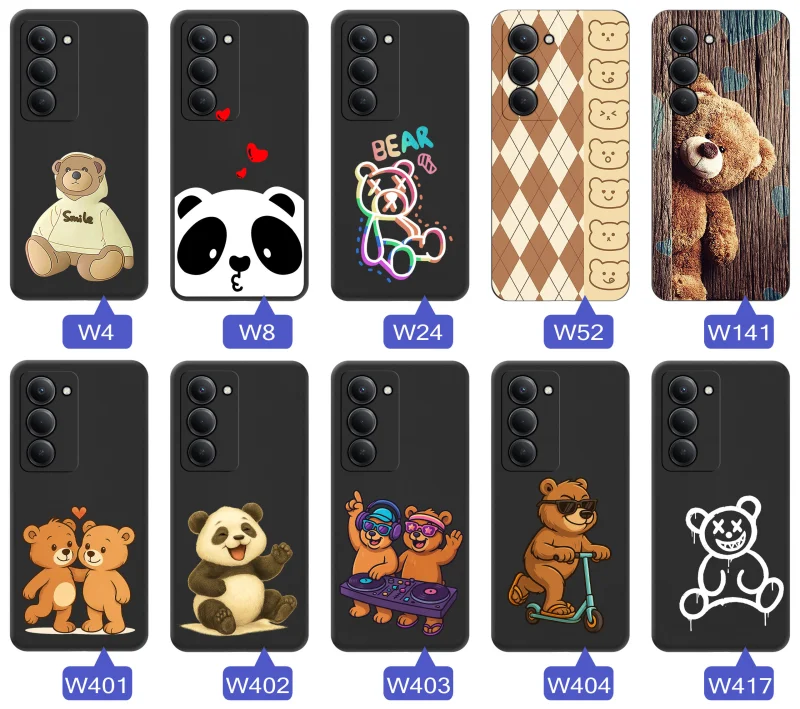 etui-do-xiaomi-redmi-15-4g-5g-rozne-wzory-z-misiem-ze-szklem