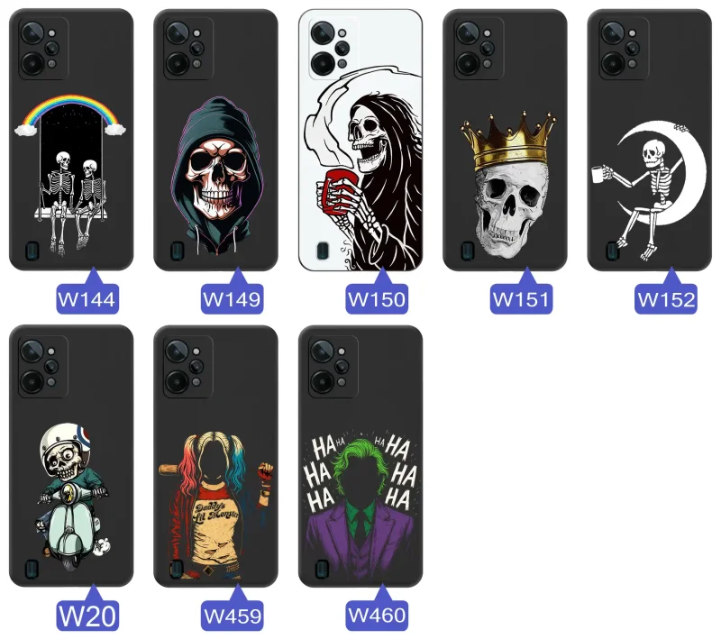 etui-do-realme-c31-malowane-rozne-wzory-halloween-ze-szklem